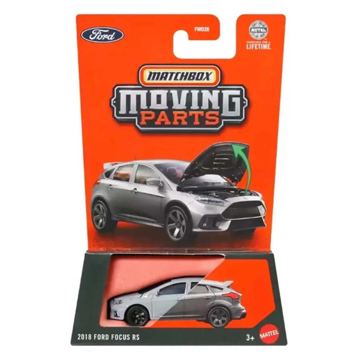 Masinuta Matchbox, Moving Parts, 2018 Ford Focus RS, JBW90