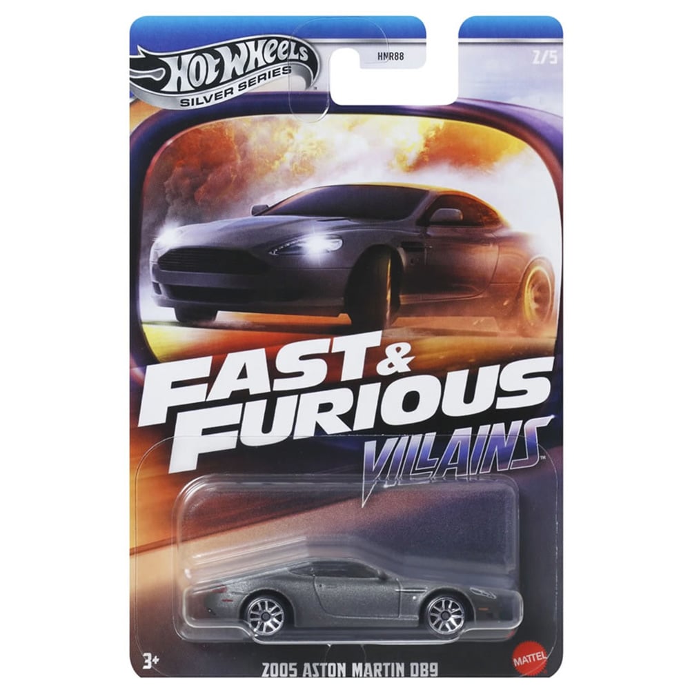 Masinuta Fast and Furious, Hot Wheels, 2005 Aston Martin DB9, JBY35