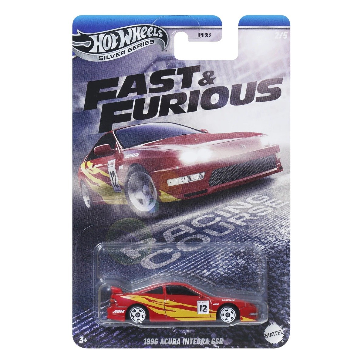 Masinuta Fast and Furious, Hot Wheels, 1996 Acura Nitegra GSR, JBY40