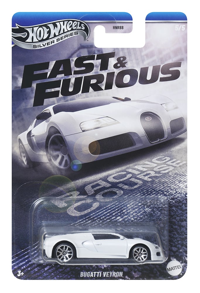 Masinuta Fast and Furious, Hot Wheels, Bugatti Veyron, JBY43