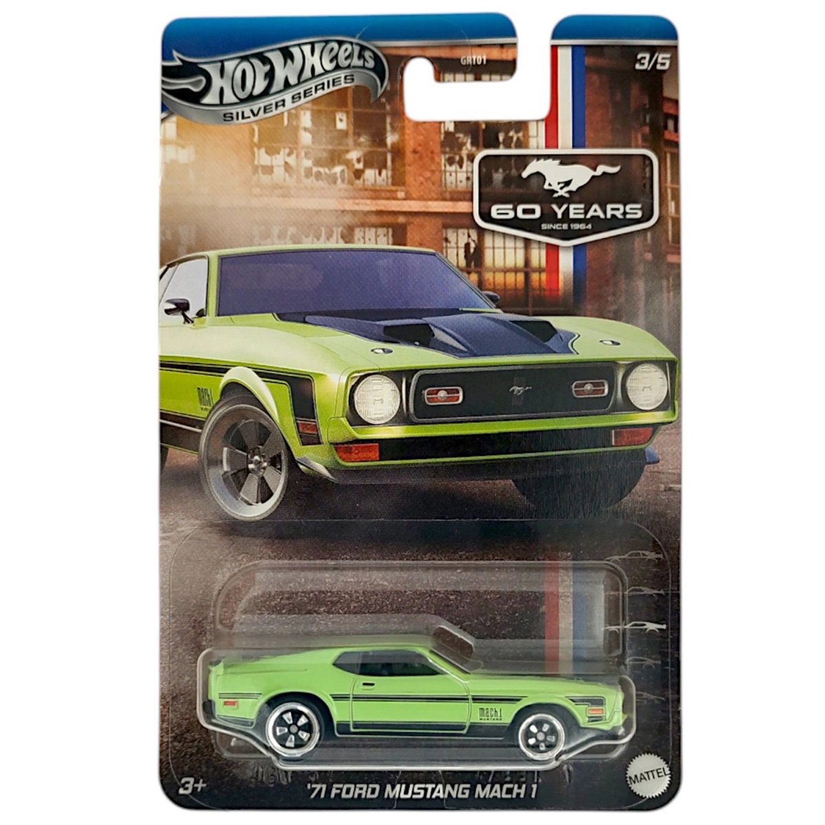 Masinuta metalica, Hot Wheels, 71 Ford Mustang MACH 1, JBY52