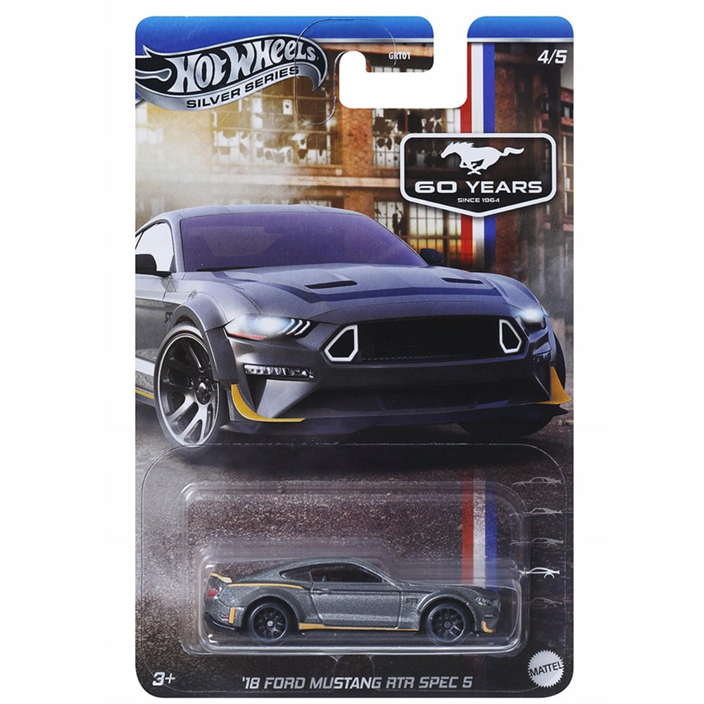 Masinuta metalica, Hot Wheels, 18 Ford Mustang RTR Spec 5, JBY53