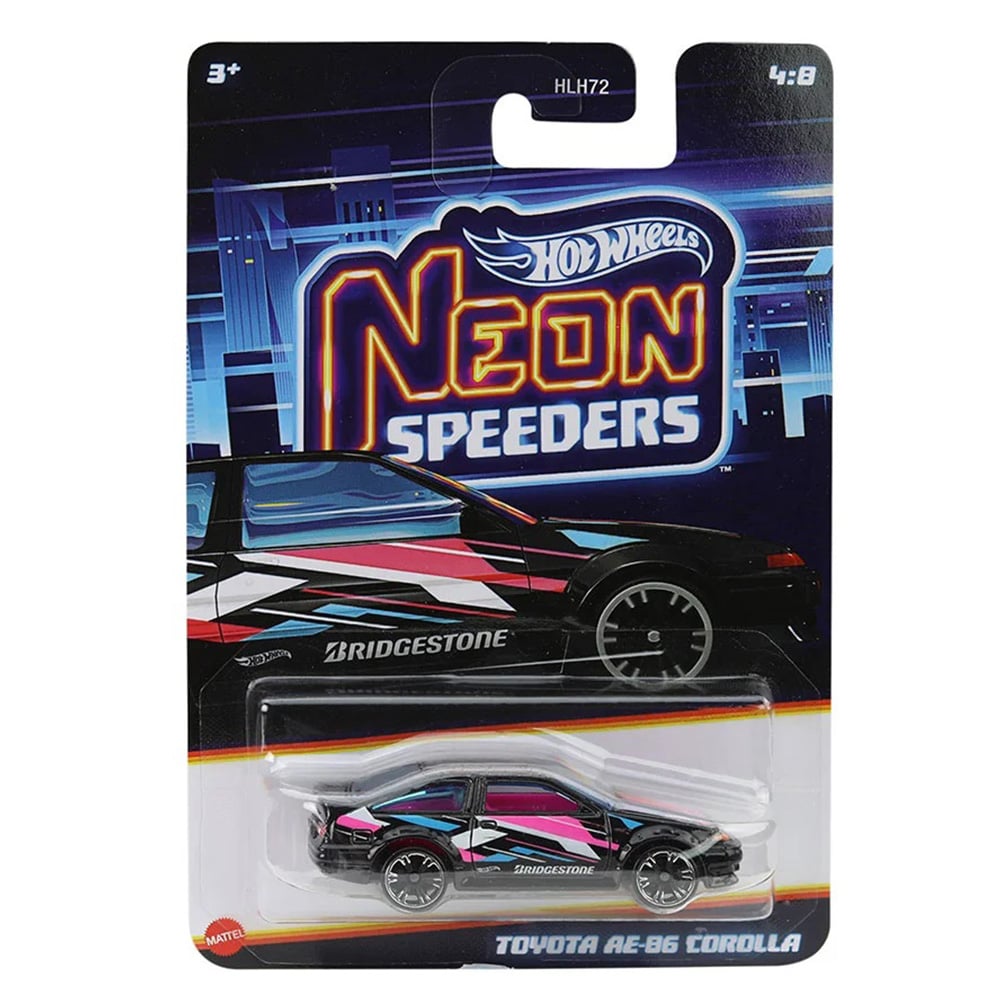 Masinuta metalica, Hot Wheels, Neon Speeders, Toyota AE-Corolla, JCB03