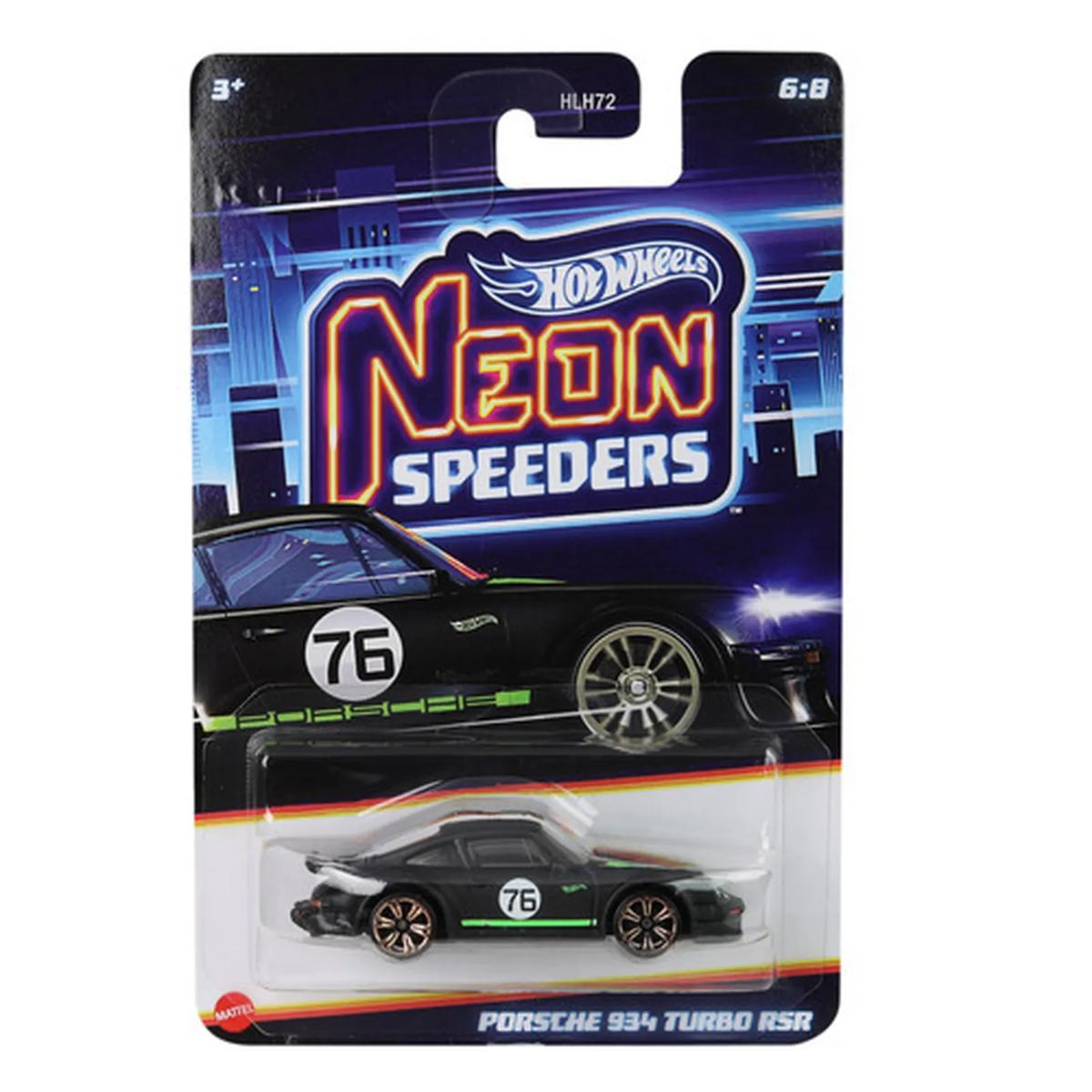 Masinuta metalica, Hot Wheels, Neon Speeders, Porsche 934 Turbo RSR, JCB05