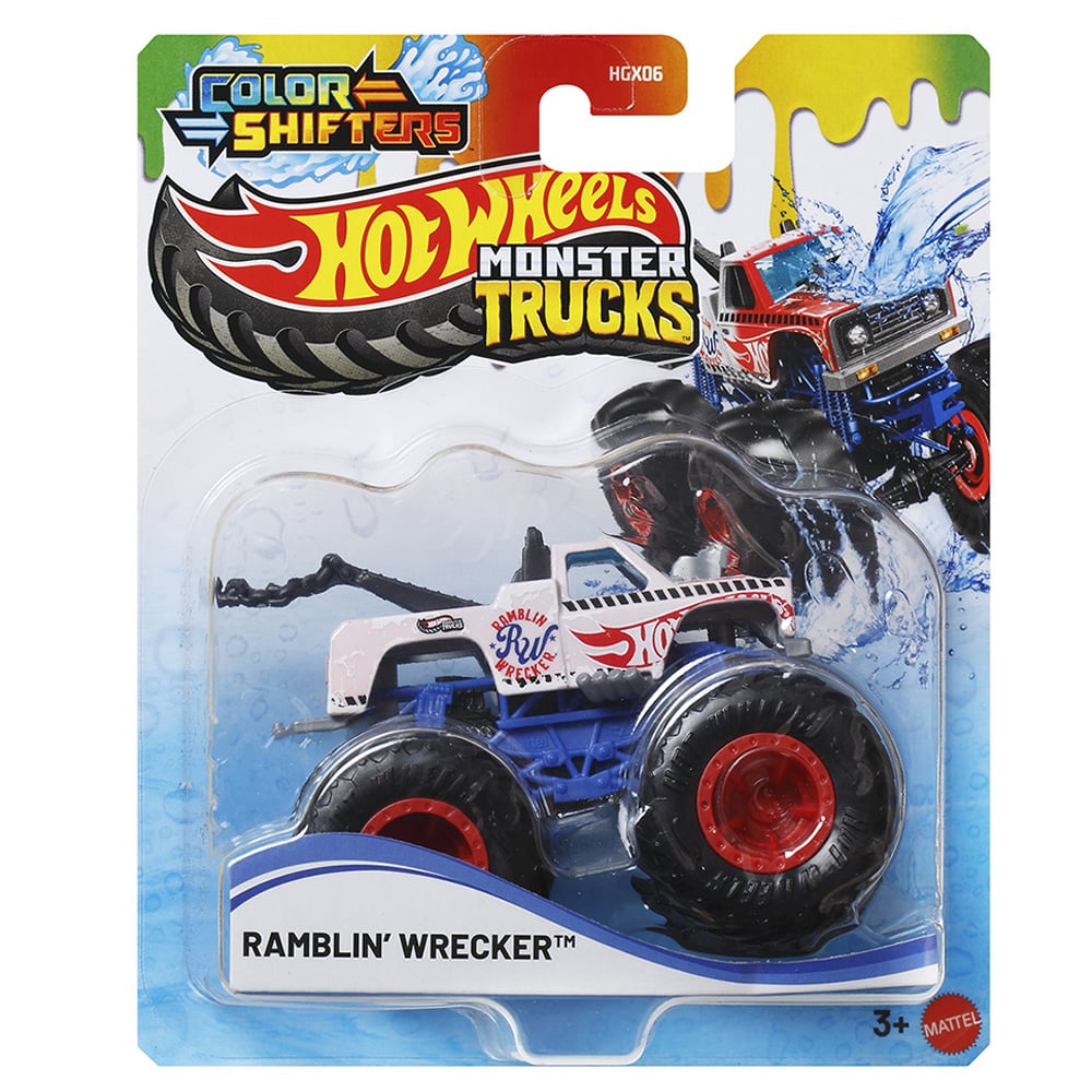 Masina de teren, Hot Wheels, Color Shifters, Ramblin Wrecker, JCH05