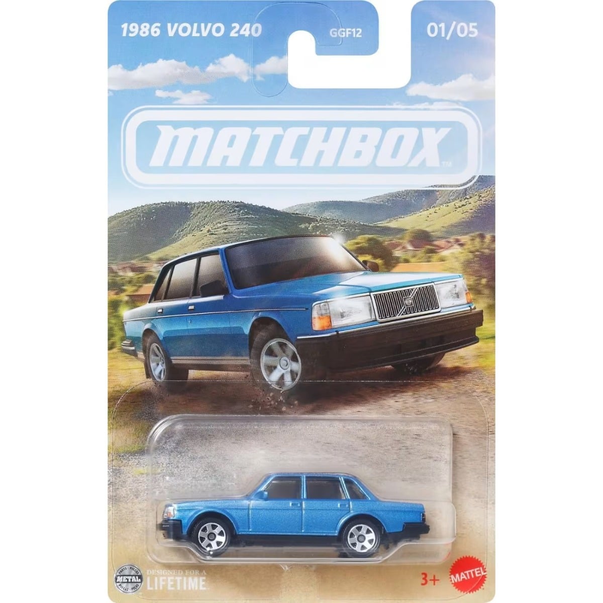 Masina metalica, Matchbox, 1986 Volvo 240, JCH24