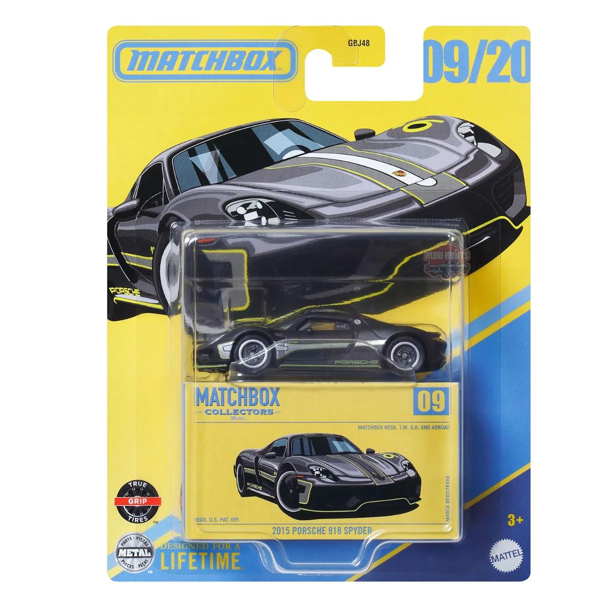 Masina metalica, Matchbox, Porsche 918 Spyder 2015, JCL37