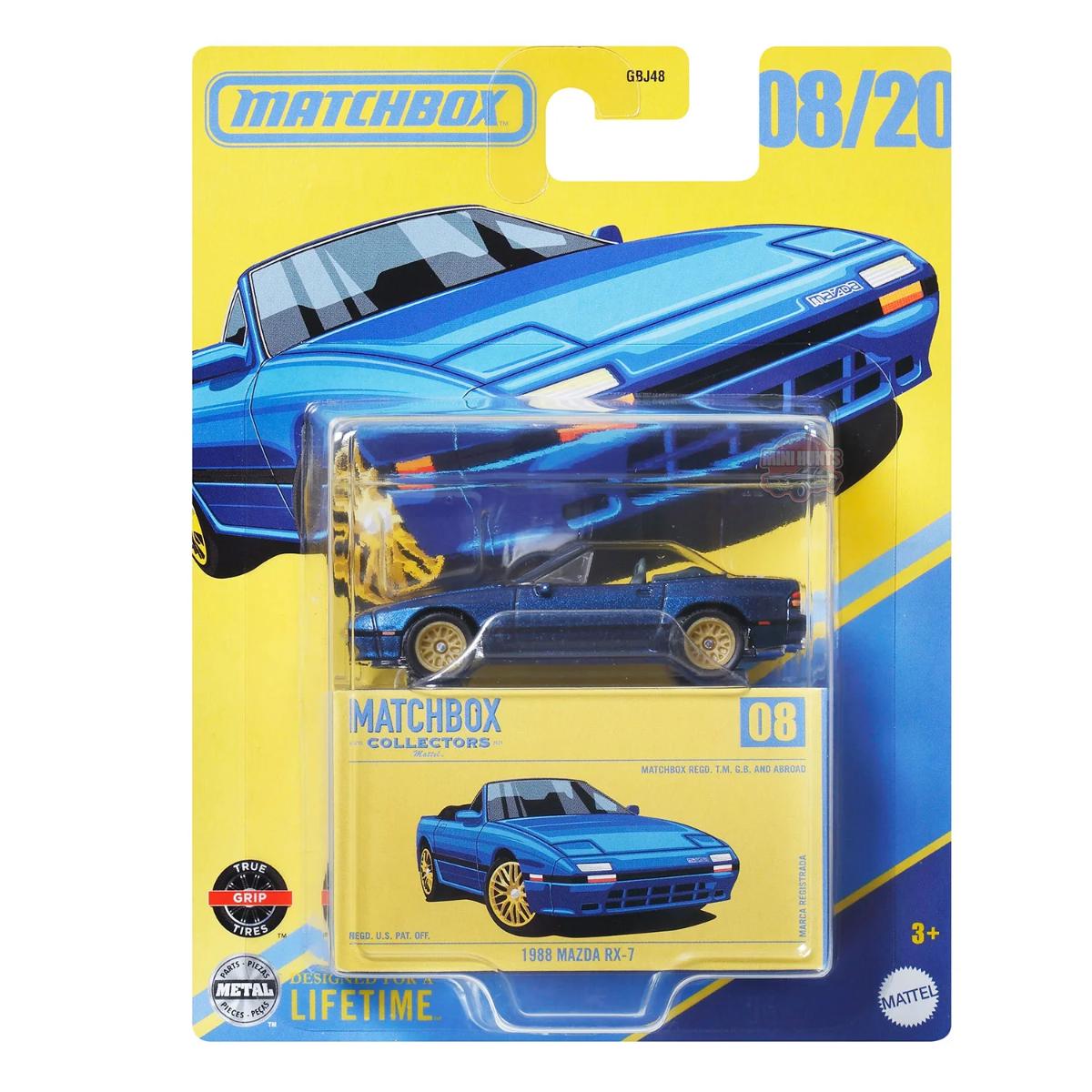 Masina metalica, Matchbox, 1988 Mazda RX-7, JCL41