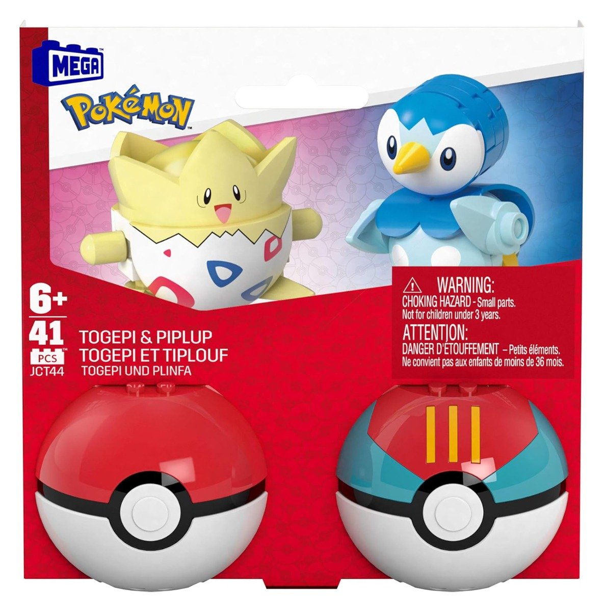 Set de constructie, Mega Pokemon, Togepi si Piplup, JCT44