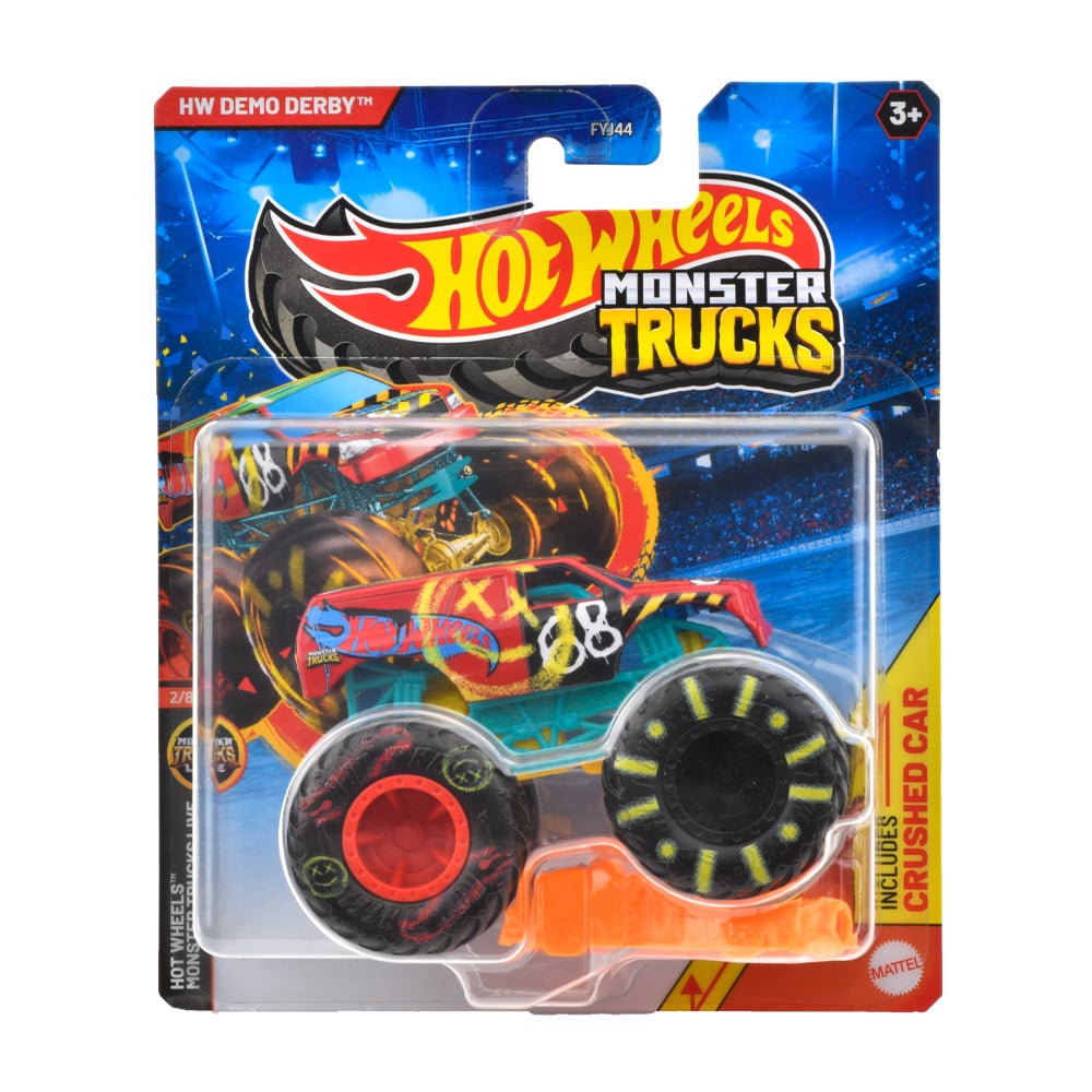 Masinuta Hot Wheels, Monster Truck, Demo Derby, JDP72