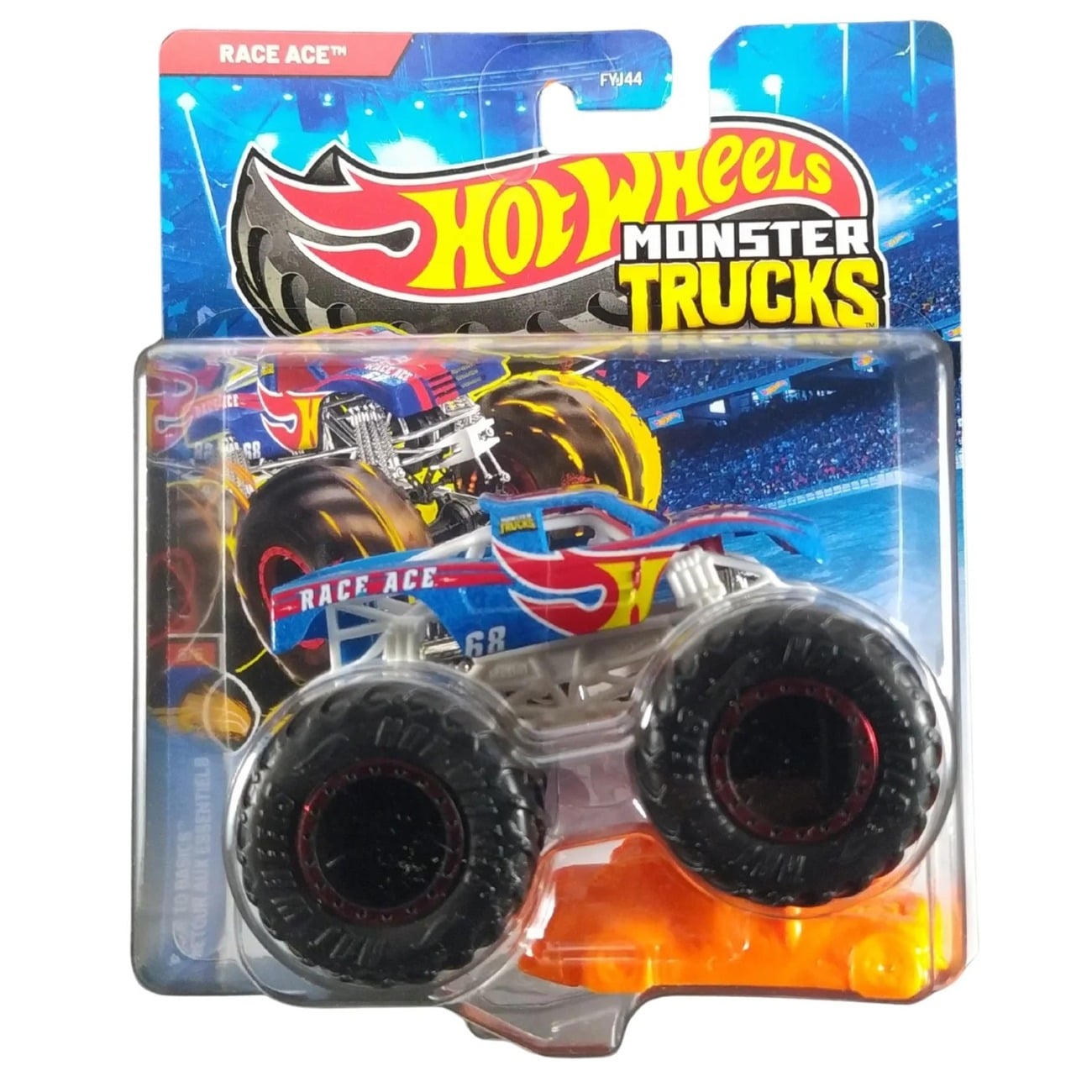 Masinuta Hot Wheels, Monster Truck, Race Ace, JDP75
