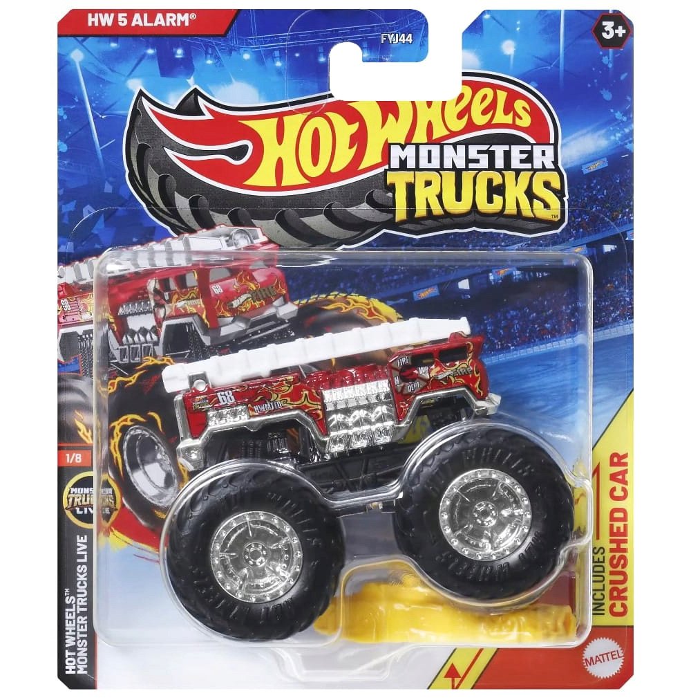 Masinuta Hot Wheels, Monster Truck, HW 5 Alarm, JDP76