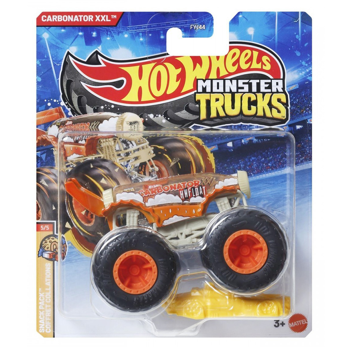 Masinuta Hot Wheels, Monster Truck, Carbonator XXL, JDP93