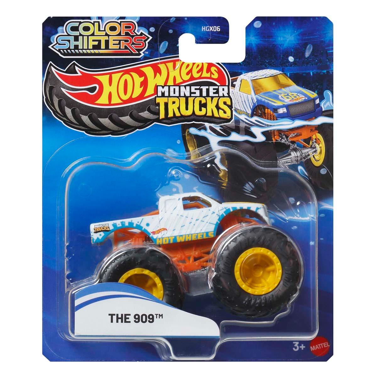 Masina de teren, Hot Wheels, Monster Trucks, Colour Shifters, The 909, JDV86