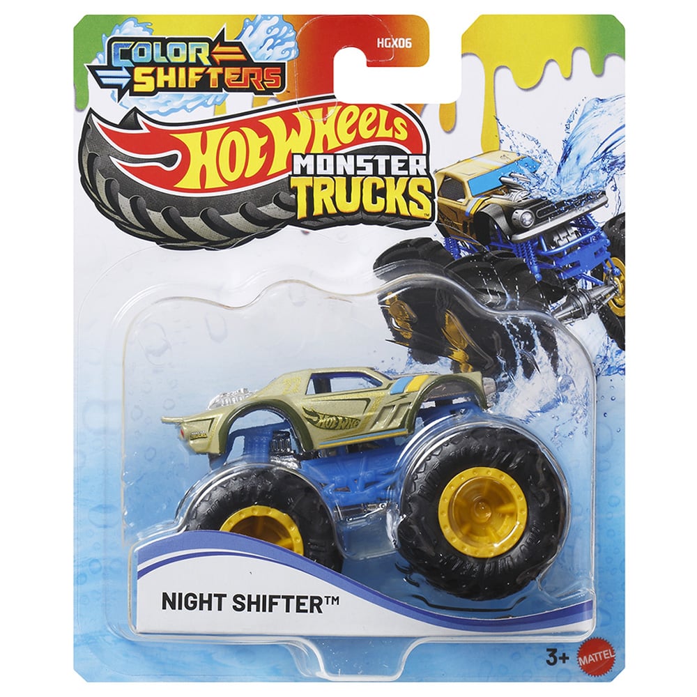Masina de teren, Hot Wheels, Color Shifters, Night Shifter, JDV87