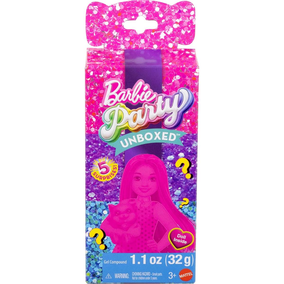 Papusa Chelsea surpriza, Barbie Party Unboxed, JFY04