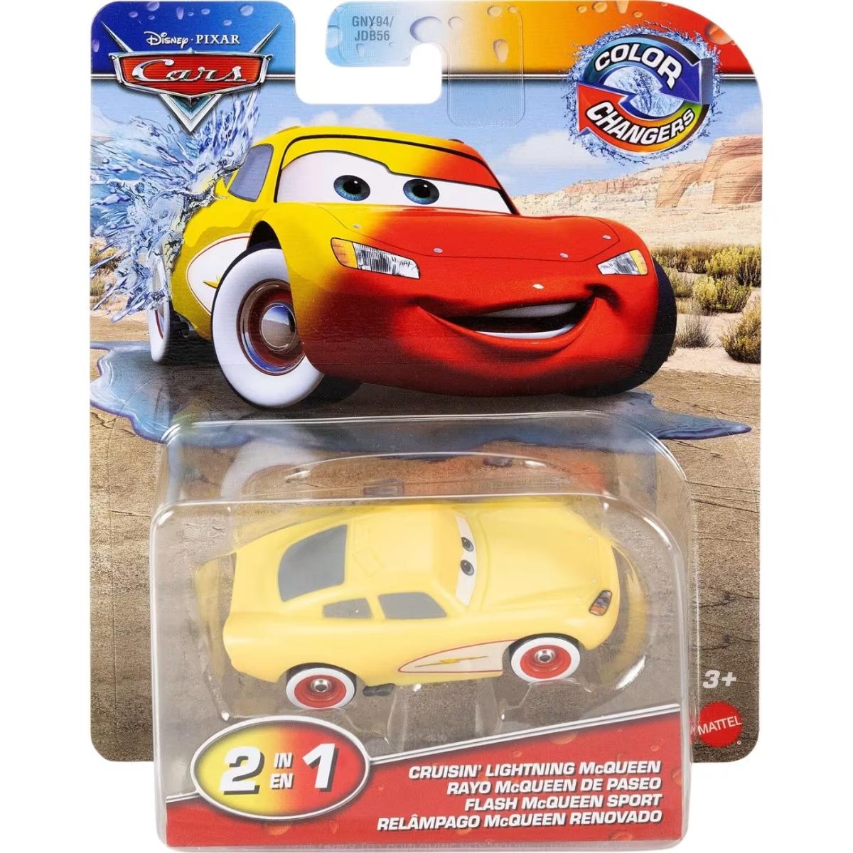 Masinuta Disney Cars, Color Changers, Cruisin Lightning McQueen, JHG37