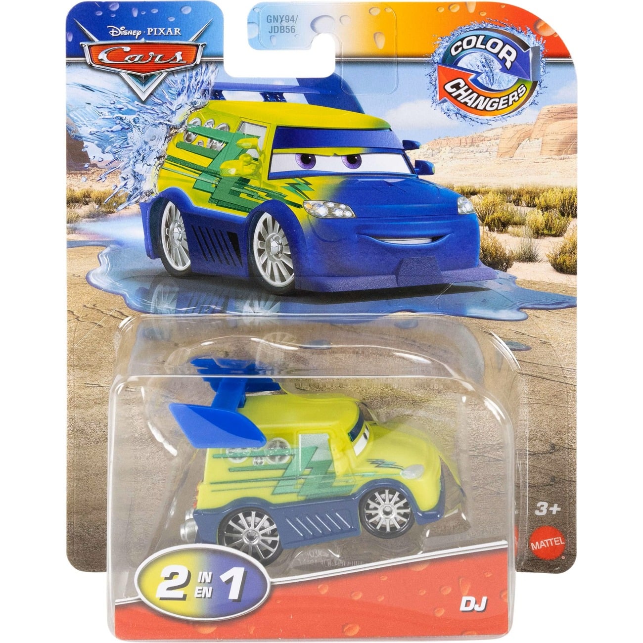 Masinuta Disney Cars, Color Changers, DJ, JHG38