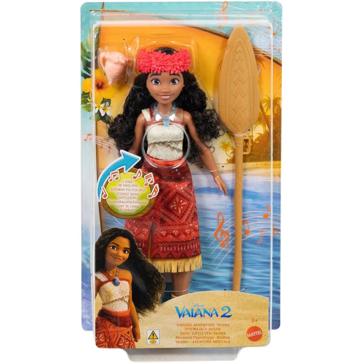 Papusa cu sunete Disney Vaiana 2, Singing Adventure, JHH26