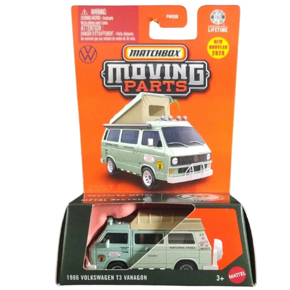 Masinuta Matchbox, Moving Parts, 1986 Volkswagen T3 Vanagon, JHV32