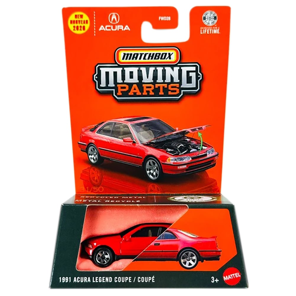 Masinuta Matchbox, Moving Parts, 1991 Acura Legend Coupe, JHV39