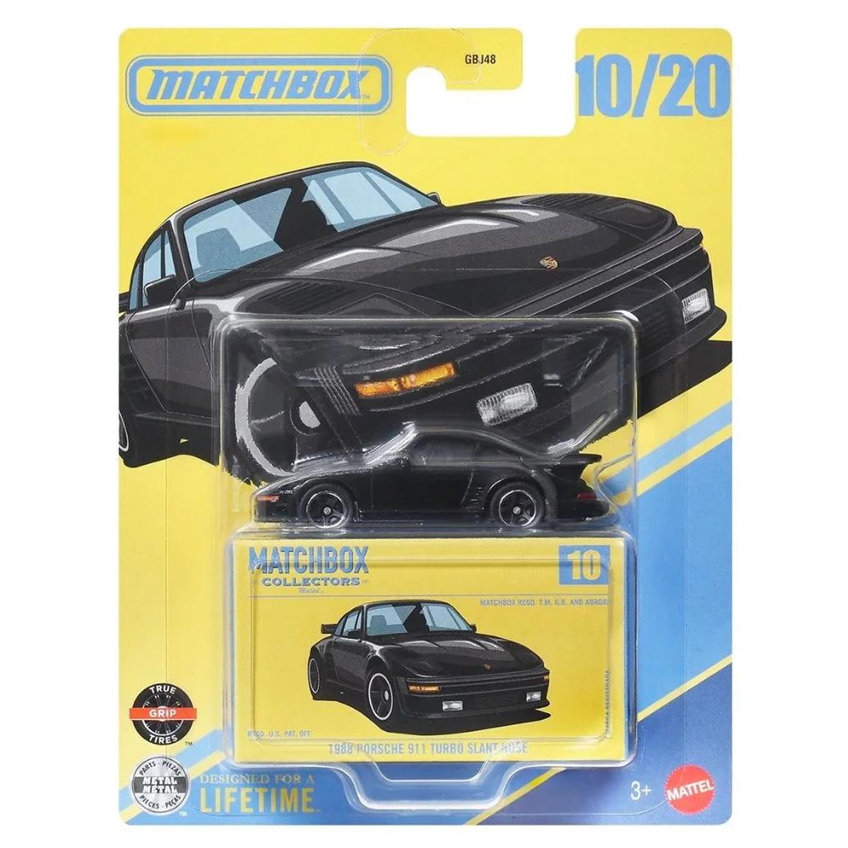 Masina metalica, Matchbox Collectors, Porsche 911 Turbo Slantnose 1988, JJV95
