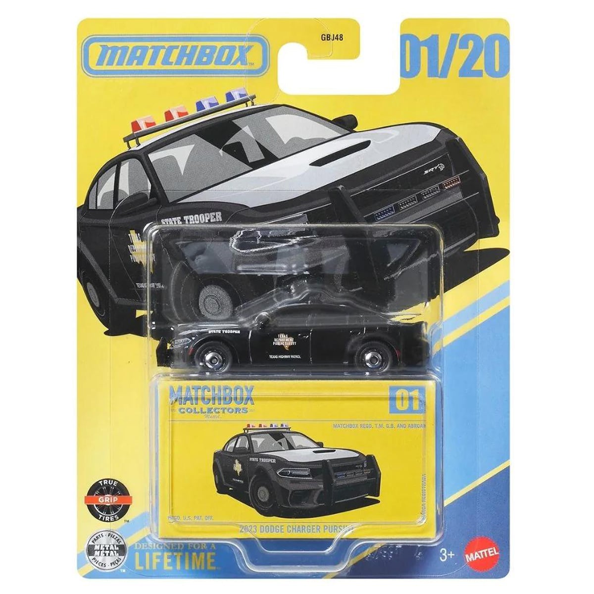 Masina metalica, Matchbox Collectors, Dodge Charger Hellcat 2023, JJW01