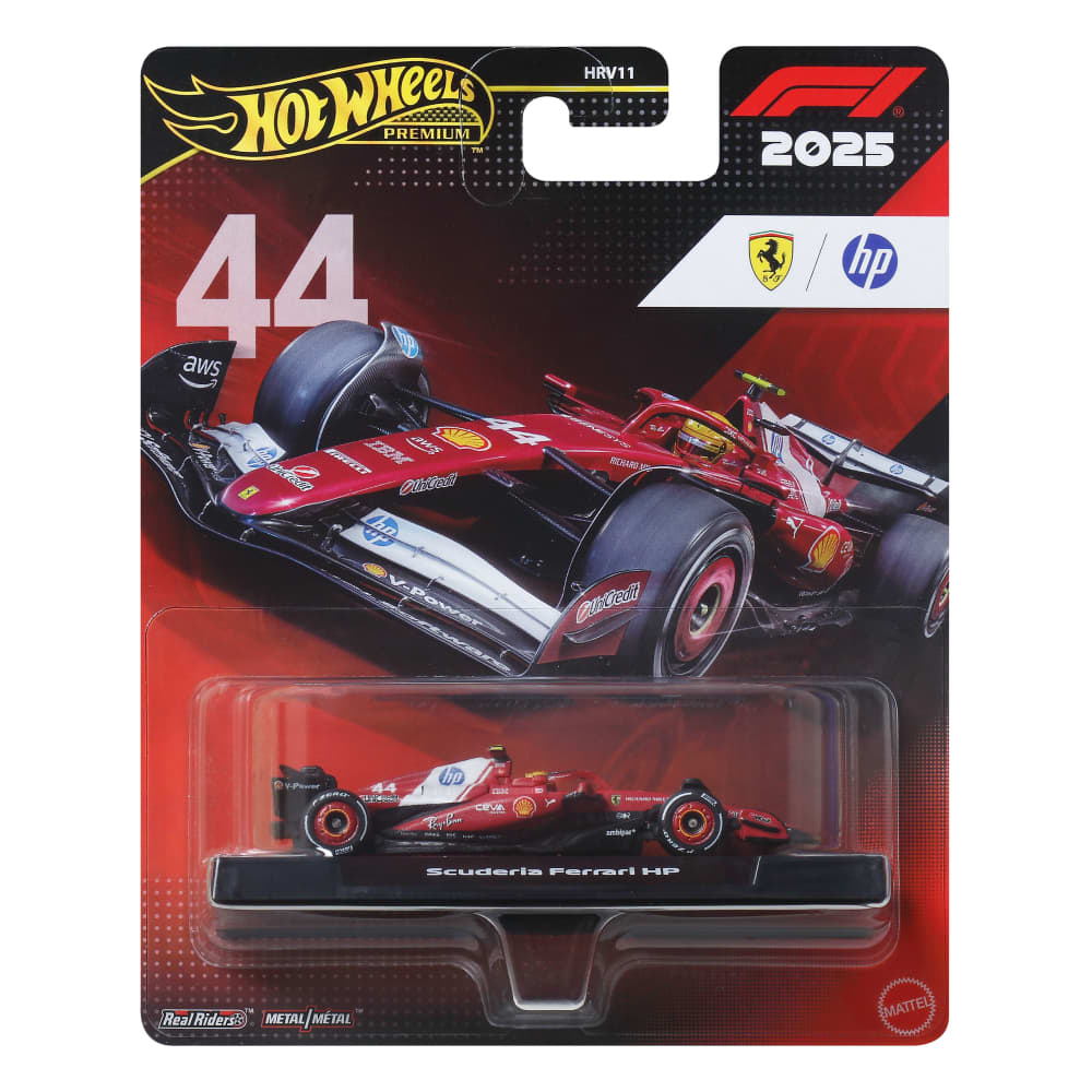 Masinuta metalica de curse, Hot Wheels, 2025 Formula 1 #44, JKD86