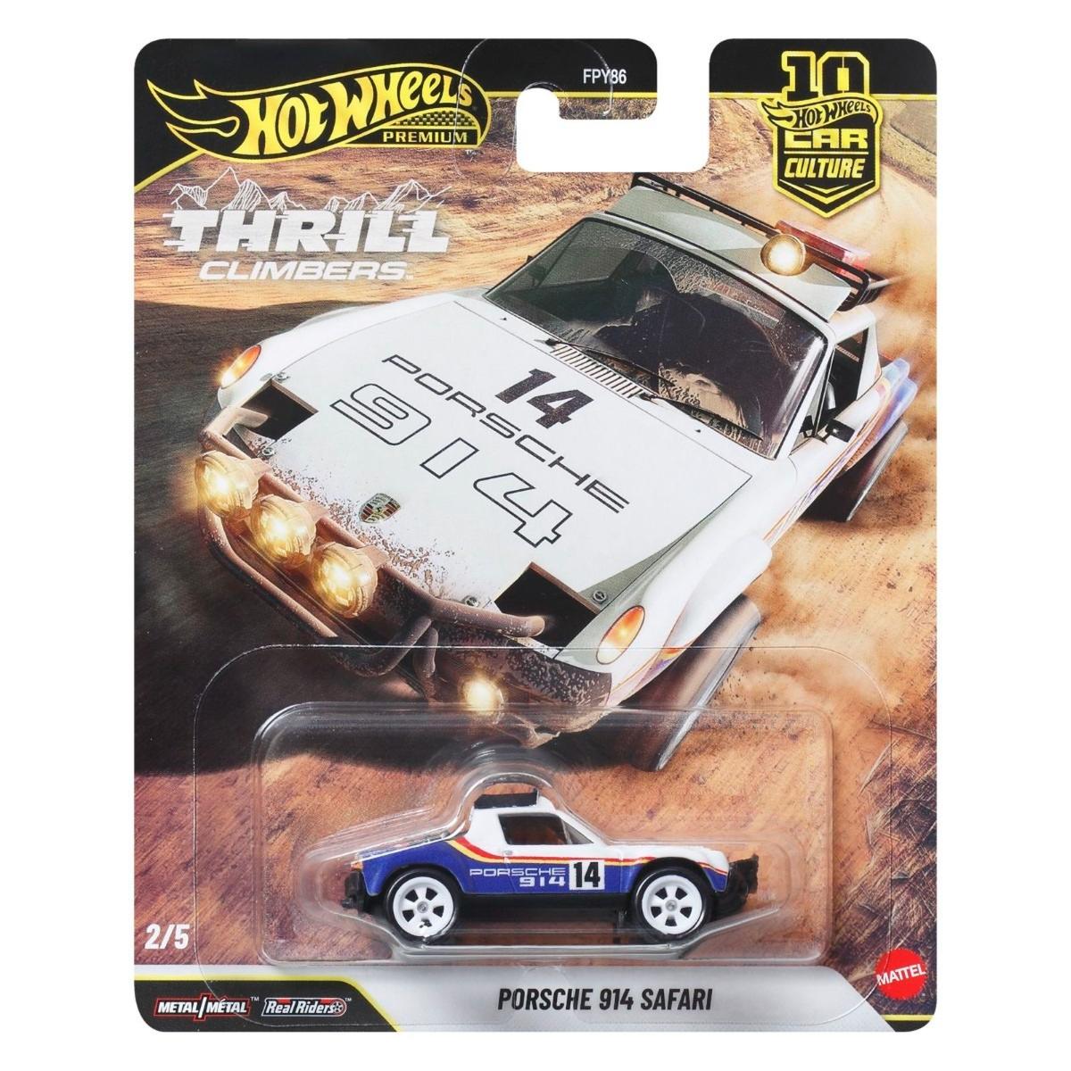 Masina metalica, Hot Wheels Premium, Car Culture, Thrill Climbers, Porsche 914 Safari, JKF22
