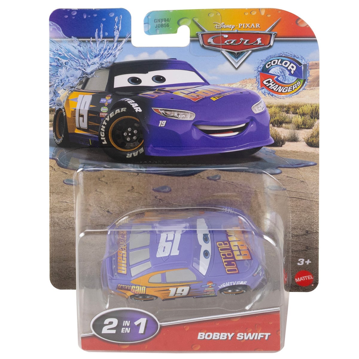 Masinuta Disney Cars, Color Changers, Bobby Swift, JKP75