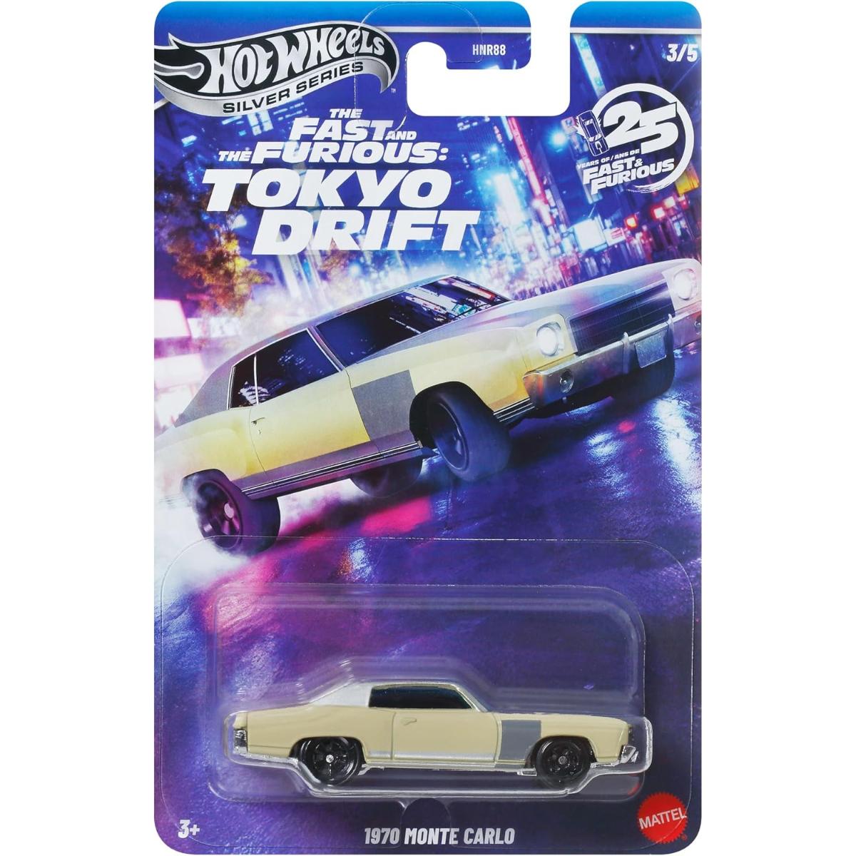 Masinuta Fast and Furious, Hot Wheels, Tokyo Drift, 1970 Monte Carlo, JKX07