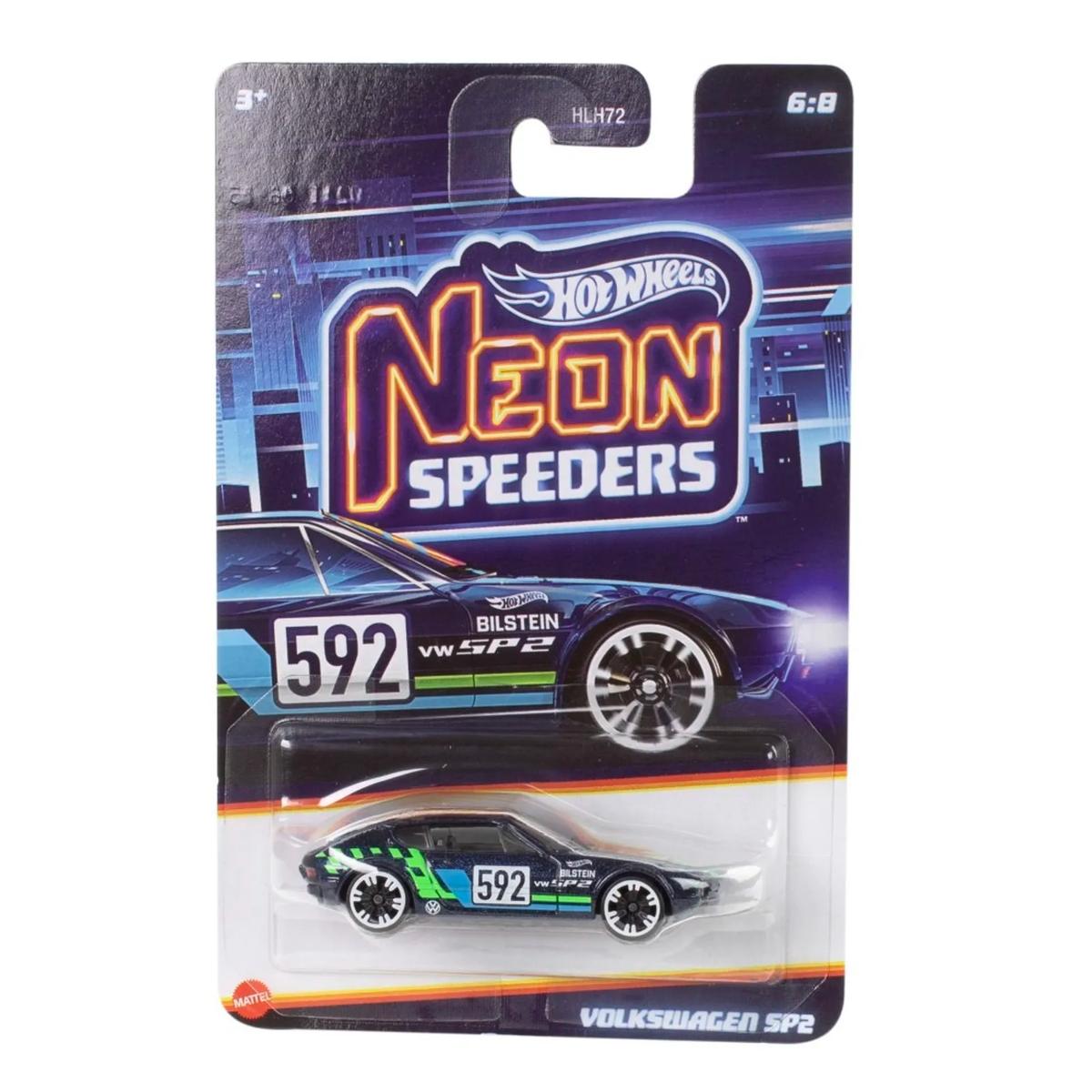 Masinuta metalica, Hot Wheels, Neon Speeders, Volkswagen SP2, JKX98