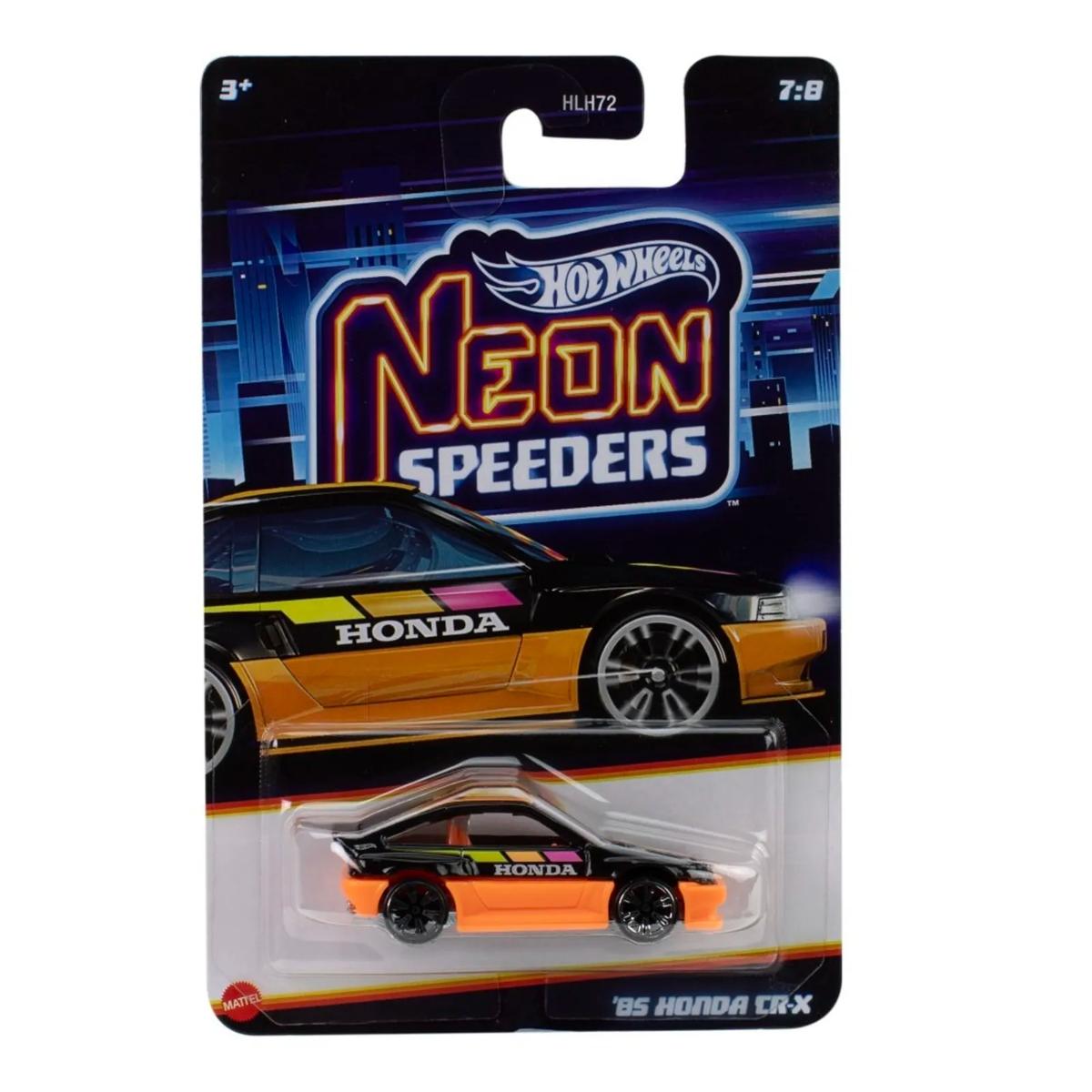 Masinuta metalica, Hot Wheels, Neon Speeders, 85 Honda CR-X, JKX99