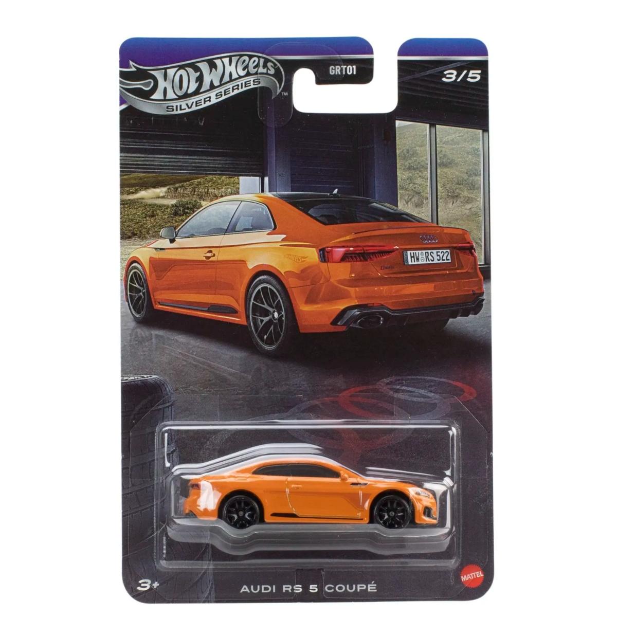 Masinuta metalica, Hot Wheels, Silver Series, Audi RS 5 Coupe, JKY17