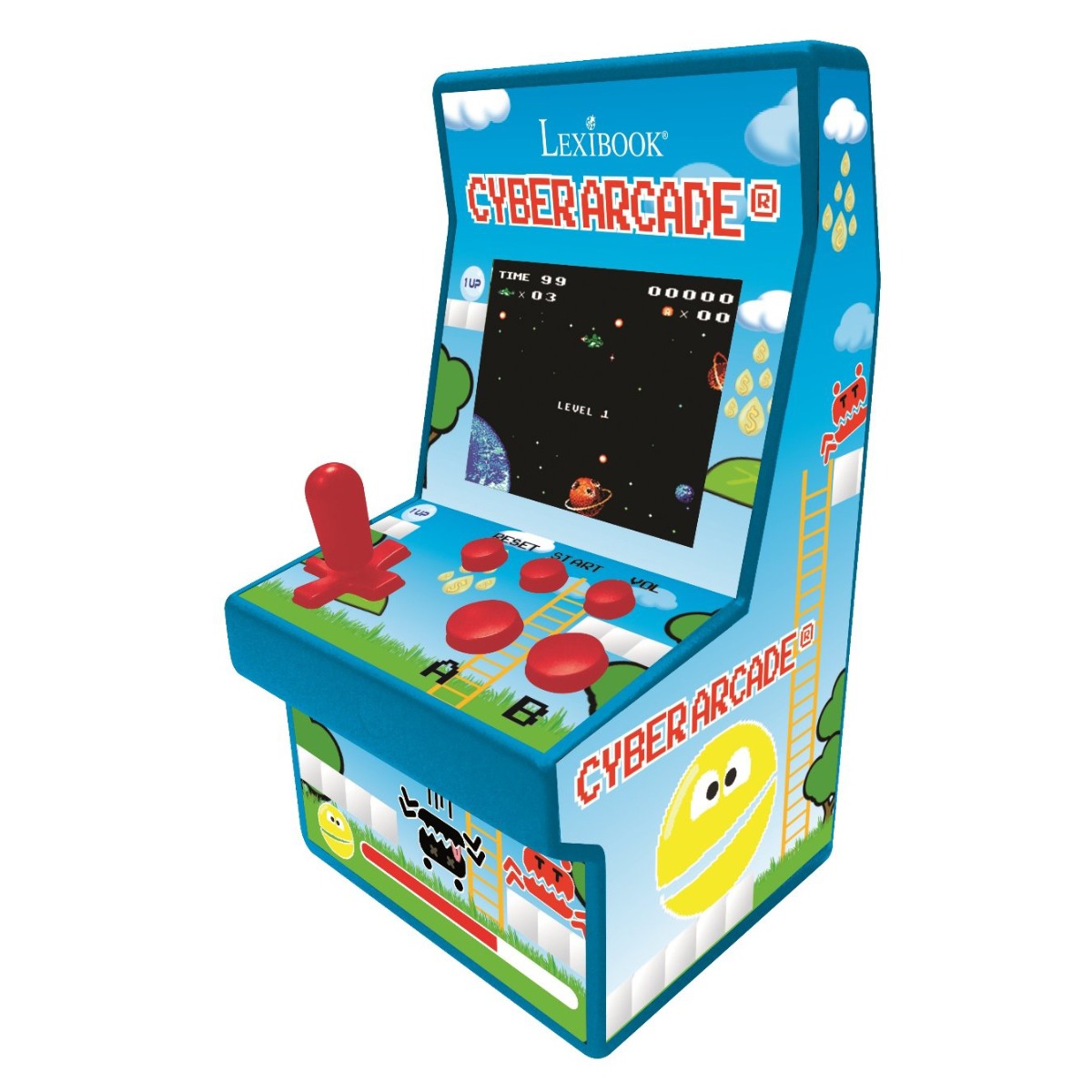 Consola cyber arcade lexibook, 200 jocuri