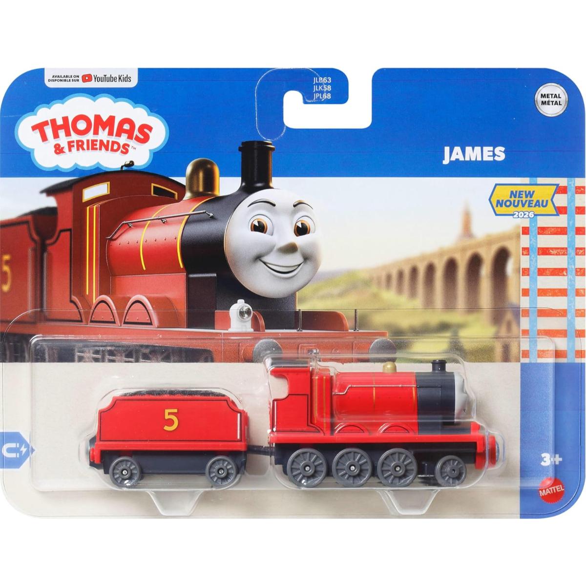 Locomotiva cu vagon, Thomas and Friends, James, JLB65