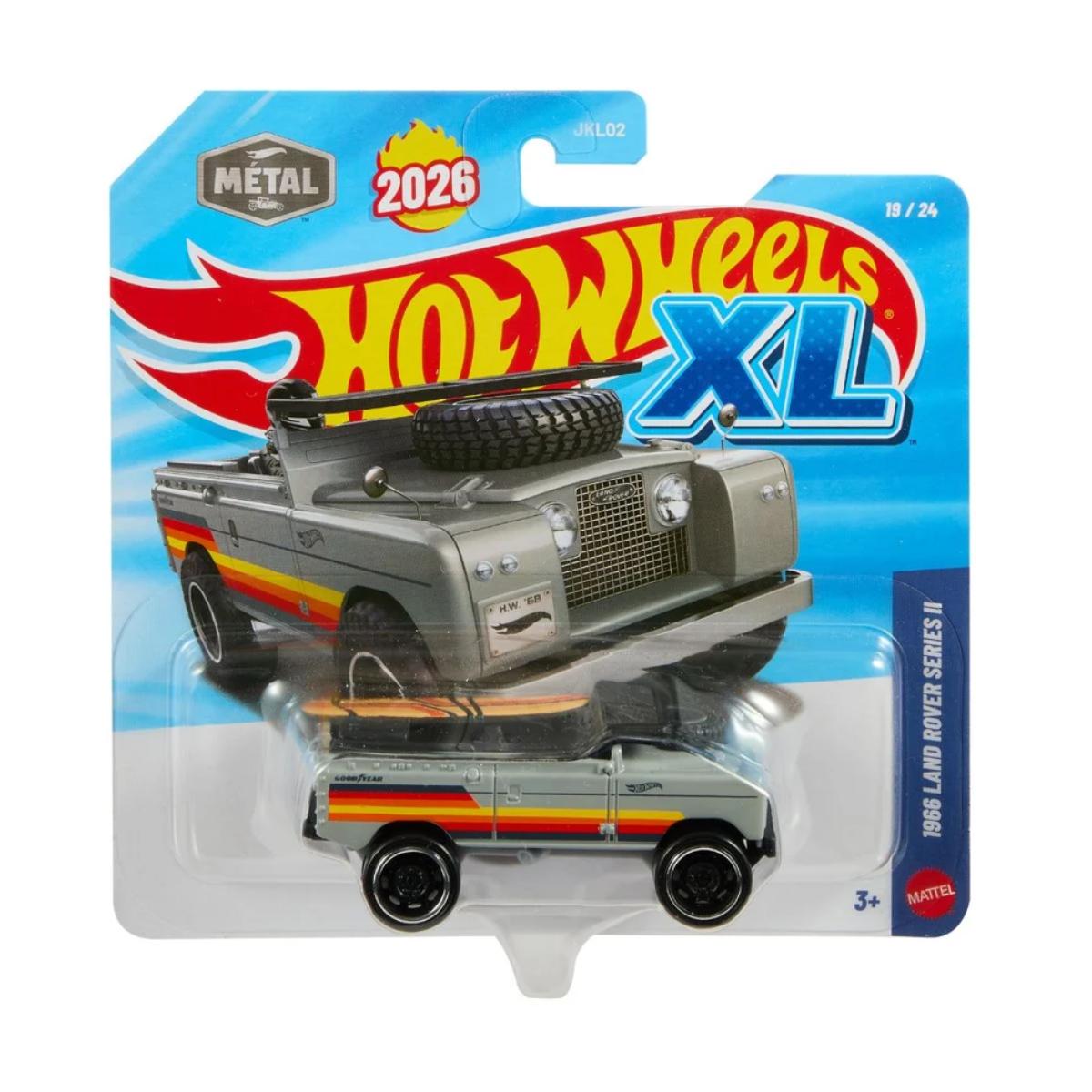 Masinuta din metal, Hot Wheels XL, 1966 Land Rover S II, 1:43, JLJ46