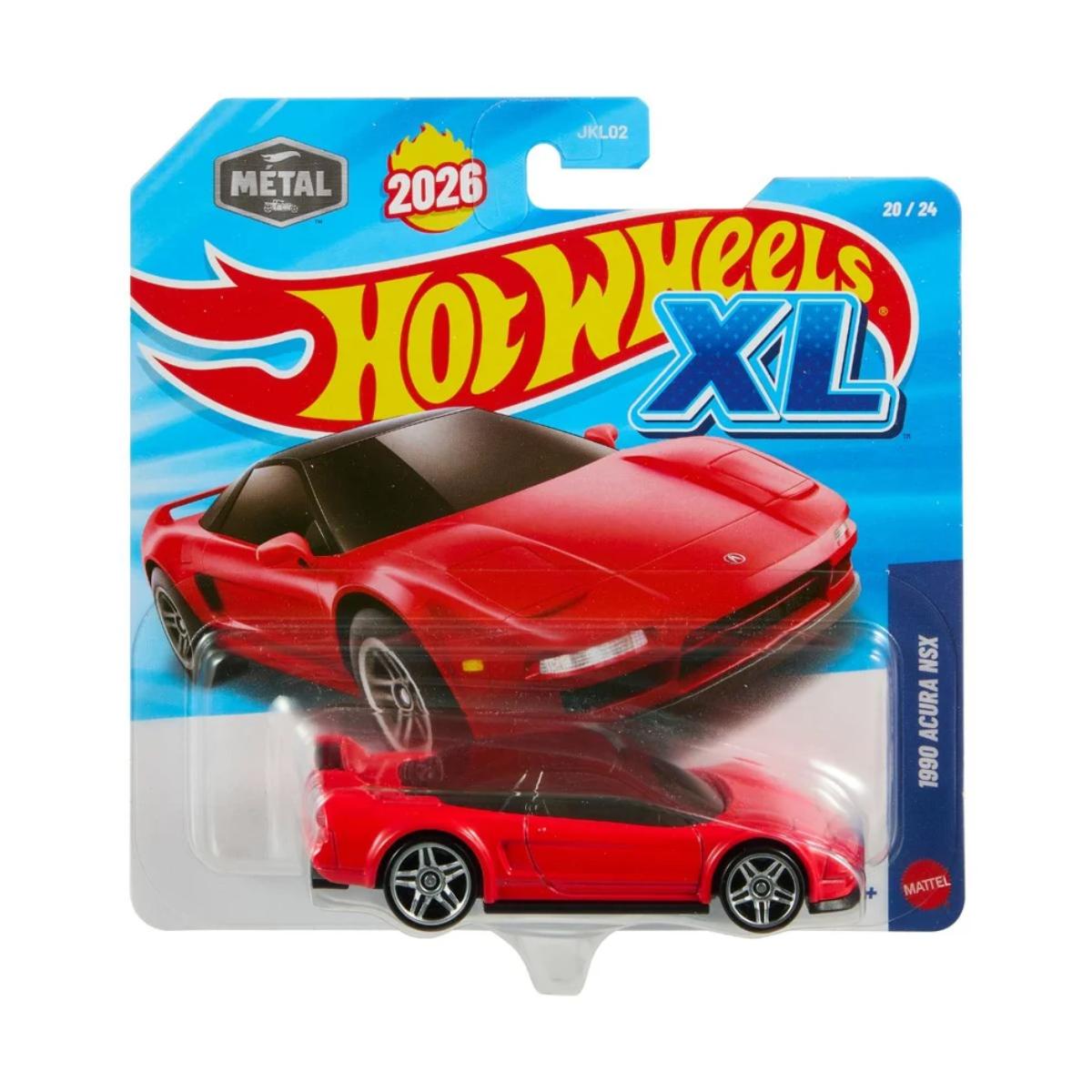 Masinuta din metal, Hot Wheels XL, 1990 Acura NSX, 1:43, JLJ47