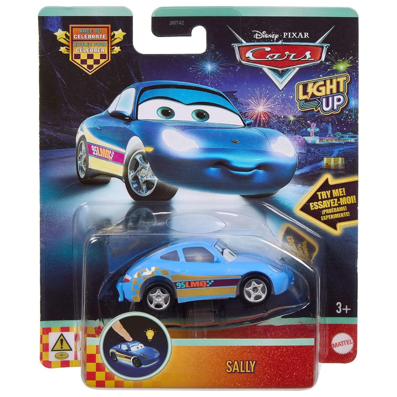 Masina din metal, Disney Pixar Cars, Light Up, Sally, 1:55, JMT49