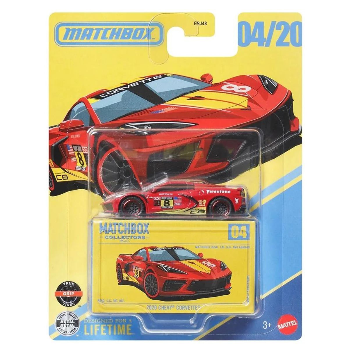 Masina metalica, Matchbox Collectors, 2020 Chevy Corvette, JMX02