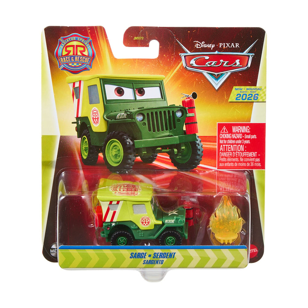 Masina cu accesoriu, Disney Cars, Sarge, 1:55, JMX77