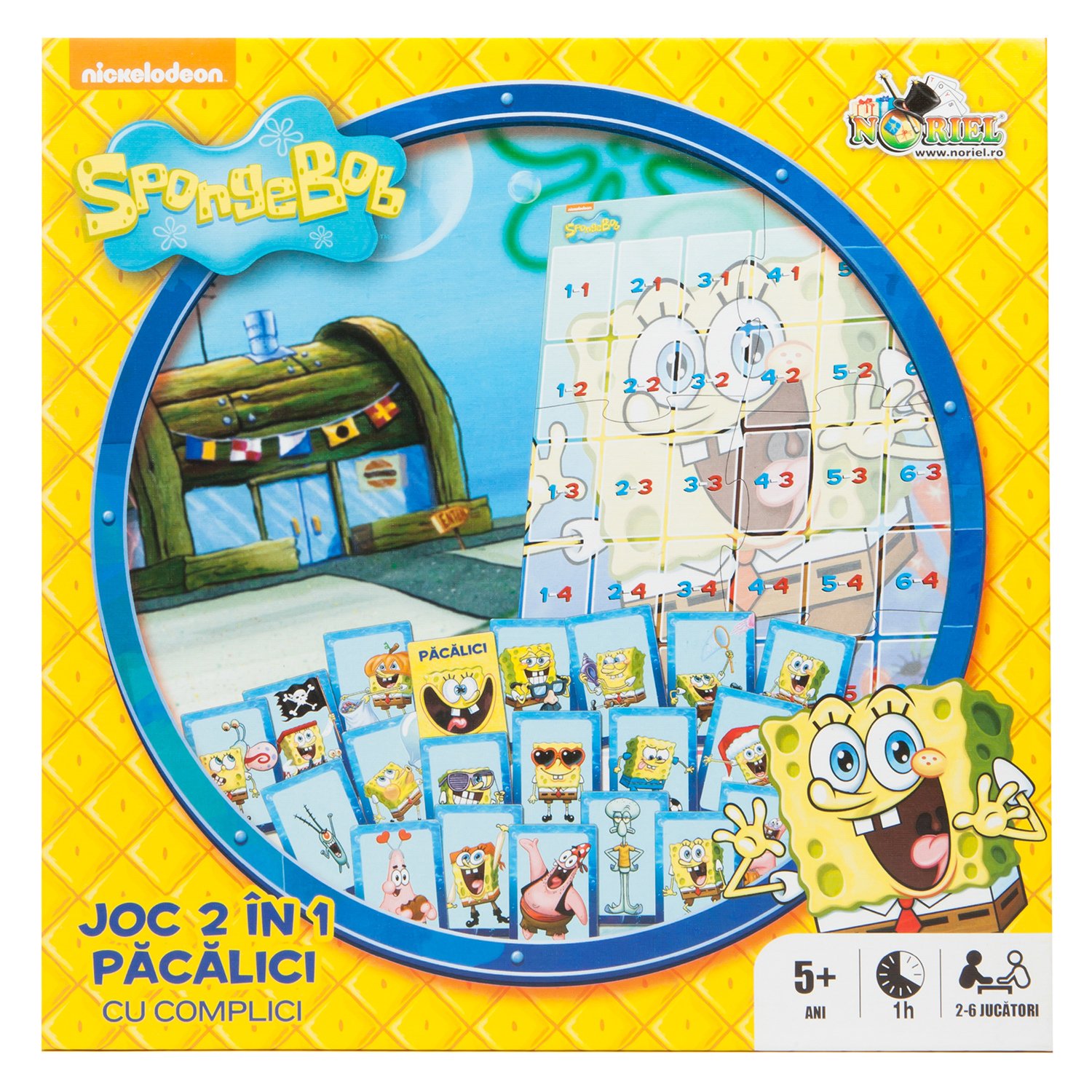 joc noriel pacalici cu complici 2 in 1 - spongebob