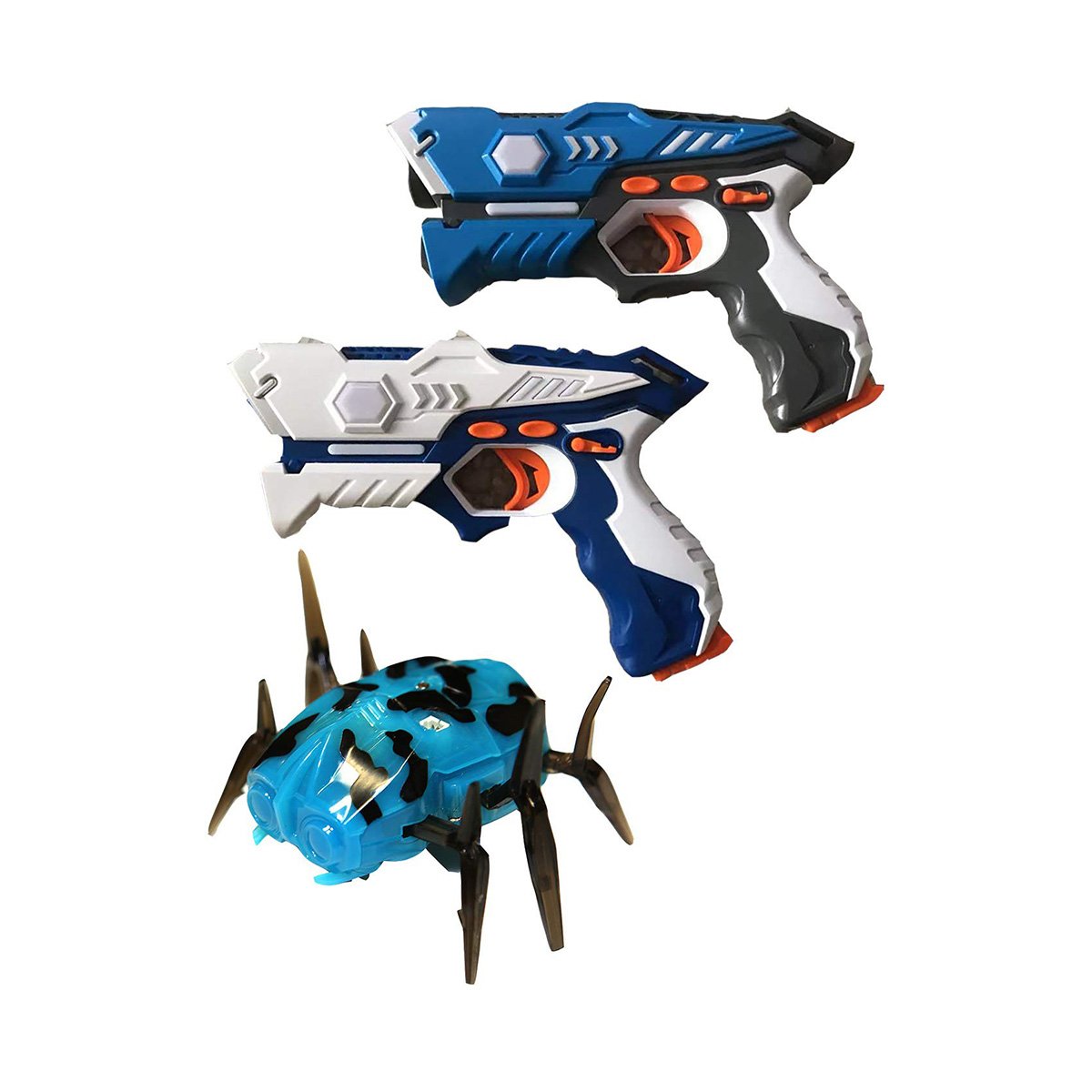 Set multiplayer cu 2 pistoale si alien bug, laser tag action one