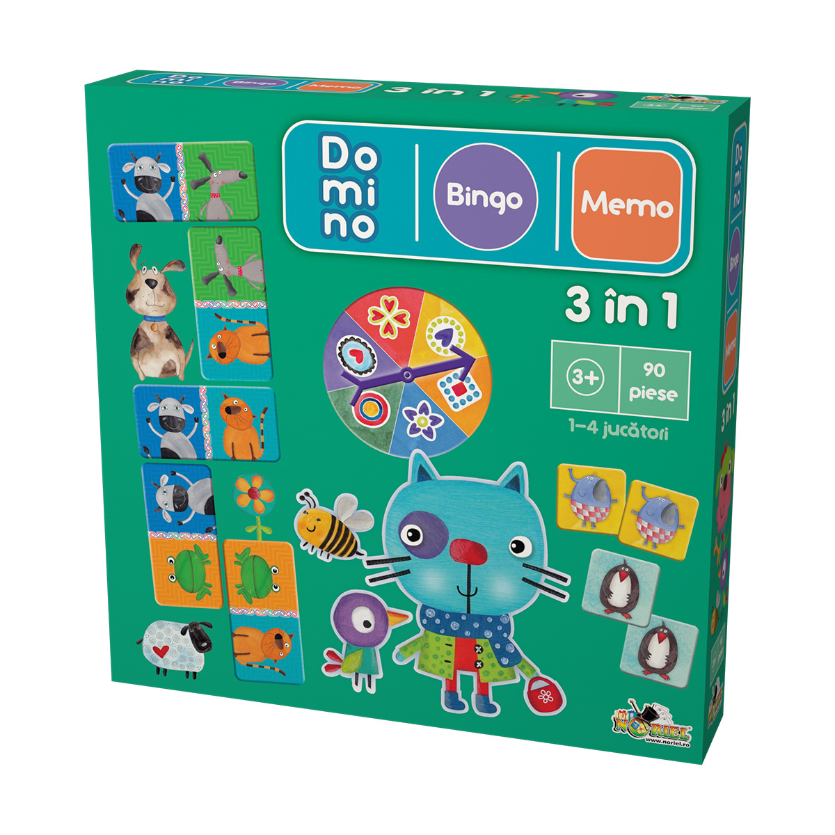 joc noriel 3 in 1 (bingo, memo, domino) ii