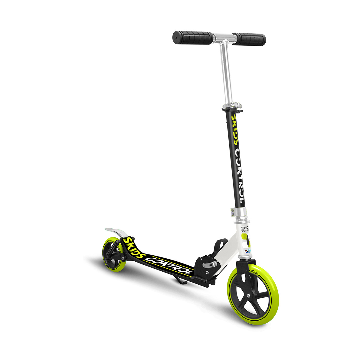 Trotineta cu 2 roti si suspensii duble, pliabila, stamp skids control