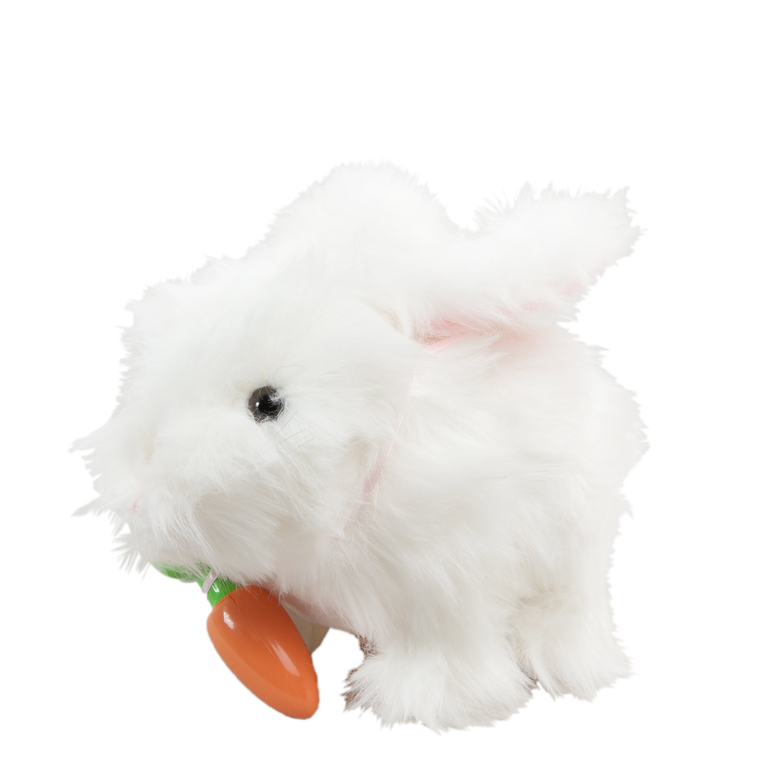 jucarie de plus interactiva noriel pets - topaila iepurele alb
