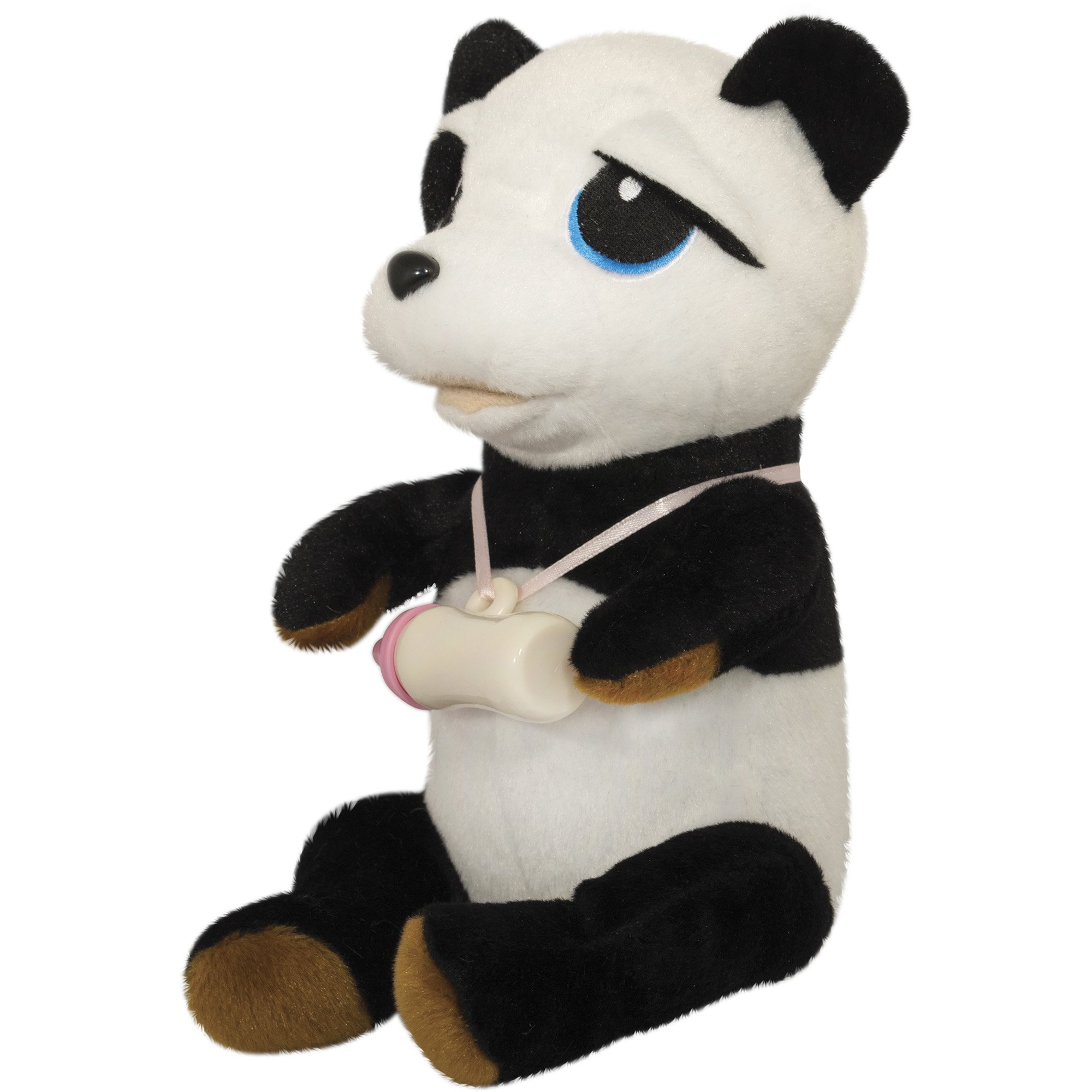 jucarie de plus interactiva noriel pets - ursuletul panda baby