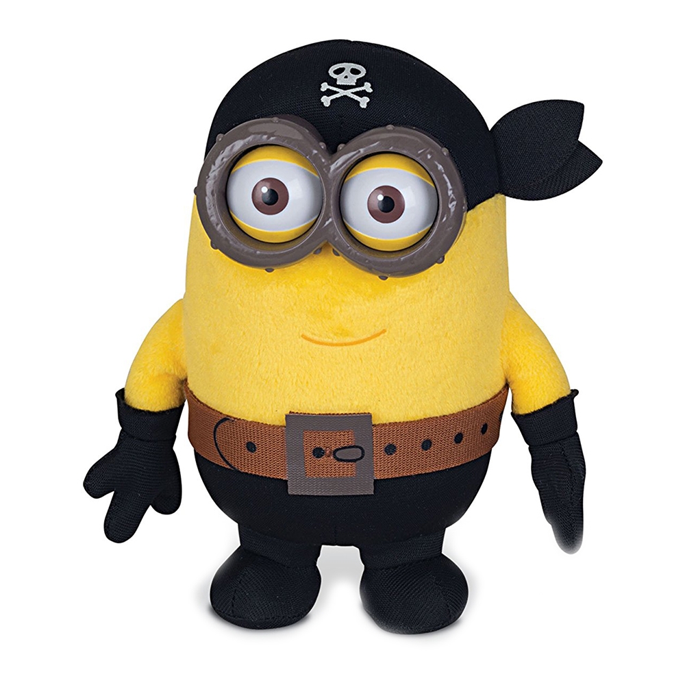 jucarie de plus minions despicable me - pirat, 15 cm
