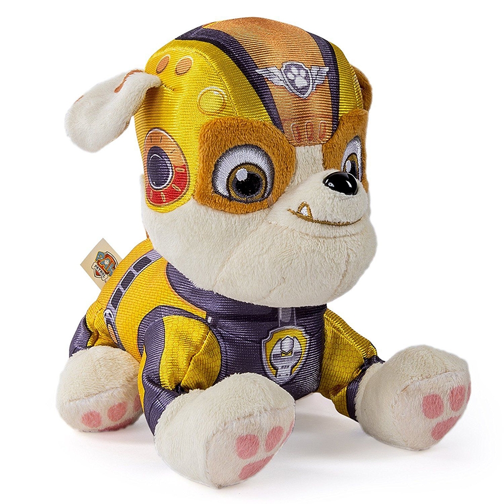 jucarie de plus paw patrol air rescue - rubble, 14 cm