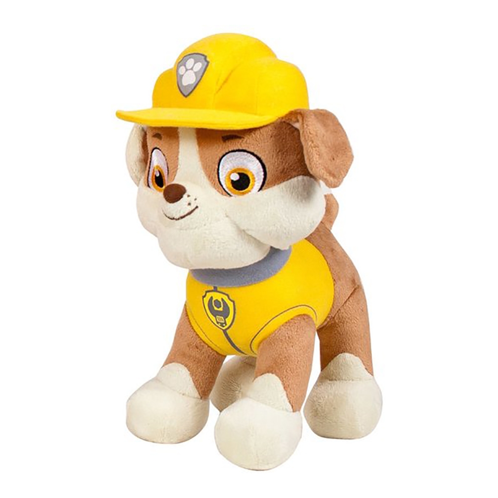 jucarie de plus paw patrol - rubble, 27 cm
